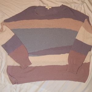 EASEL PINK AND PURPLE SWEATER